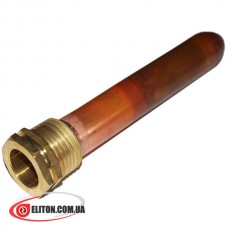 Гильза для датчика 1/2” 15х16мм, L=100мм, три зонда (ровная)