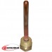 Гильза погружная для датчика температуры 1/2”, 7х8мм, L=100mm, один зонд 