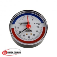 Термоманометр ARTHERMO TI003 0-120 °C, 0-4 Bar