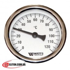 Термометр WATTS F+R801 OR 0-120 °C, Ø63mm