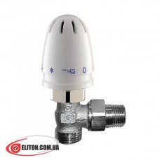 Кран радиаторный угловой HERZ MINI 1/2”